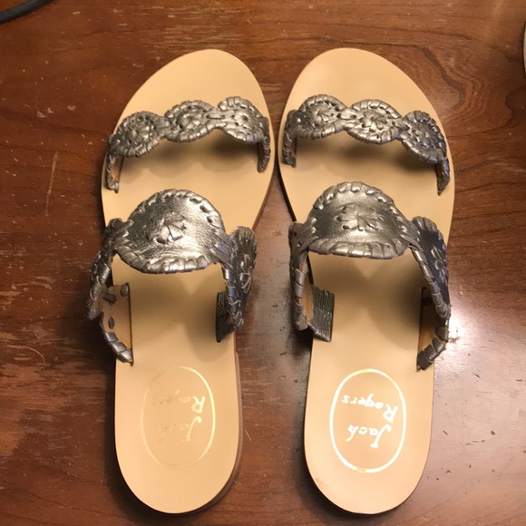 jack rogers pewter sandals